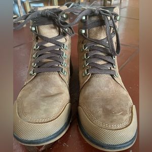 Men’s camel brown Sorel Ankeny II mid waterproof boots size 8.5.